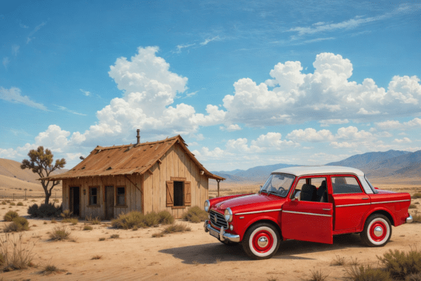 Queen 70’s Classic Red Toy Car