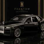 Rolls Royce Phantom Die-Cast Metal Car Toy with Pull Back Action, Openable Doors & LED Lights | Luxury Collectible Model Car for Kids & Collectors
